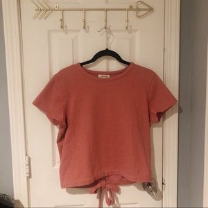 Madewell Tie Back Top